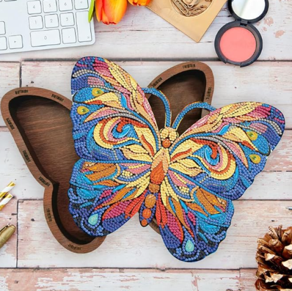 Diamond Painting Schmetterling Schmuckbox